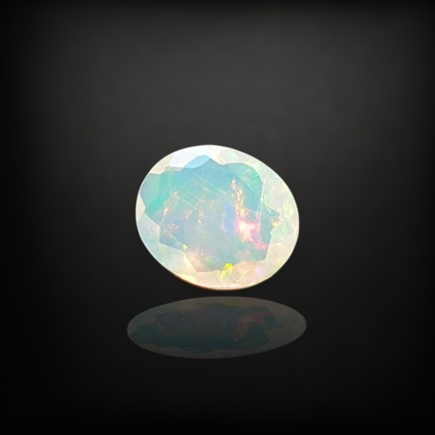 Ethiopian faceted opal 10x8 mm no A109