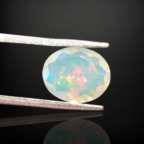 Ethiopian faceted opal 10x8 mm no A109