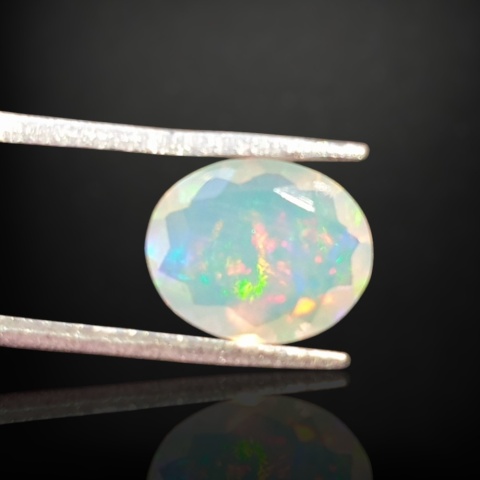 Ethiopian faceted opal 10x8 mm no A109