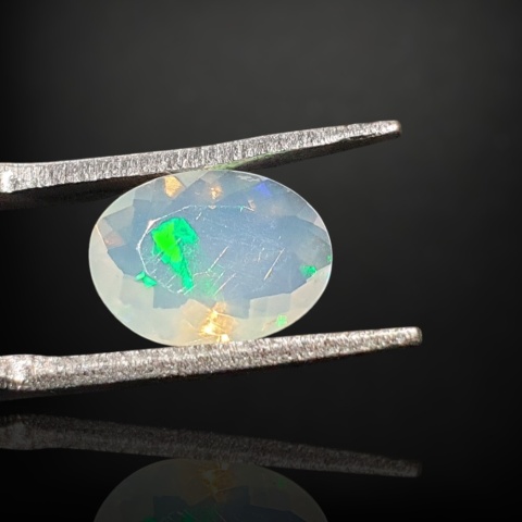 Ethiopian faceted opal 10x8 mm no A143