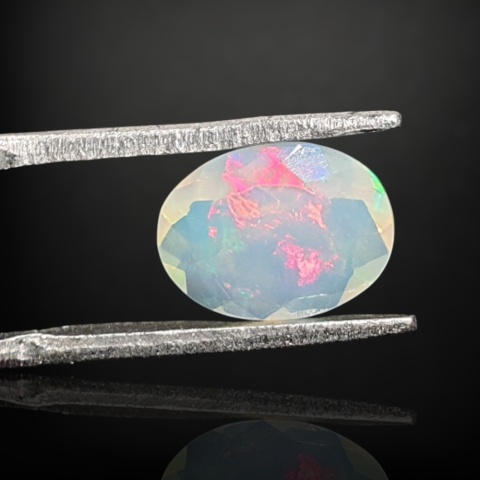 Ethiopian faceted opal 10x8 mm no A159