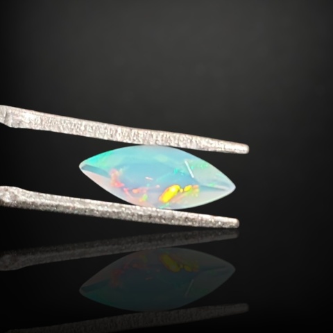Ethiopian faceted opal 11x4 mm no A198