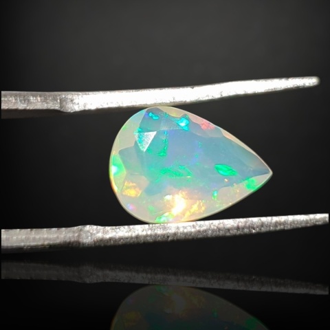 Ethiopian faceted opal 11x8 mm no A120