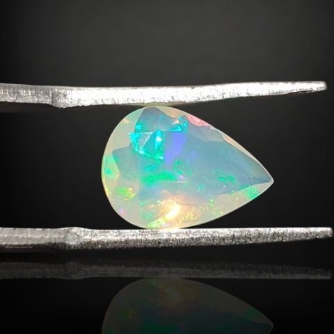 Ethiopian faceted opal 11x8 mm no A120