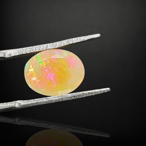 Ethiopian faceted opal 11x8 mm no A137