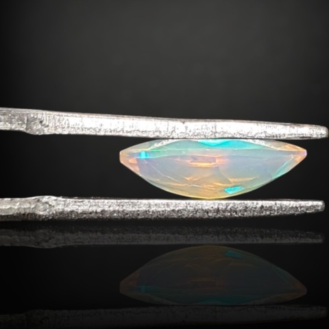 Ethiopian faceted opal 11x8 mm no A154