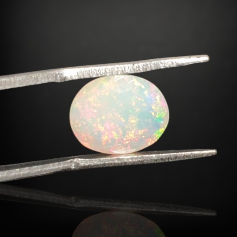 Ethiopian faceted opal 11x9 mm no A113