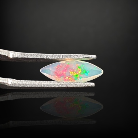 Ethiopian faceted opal 12x5 mm no A173