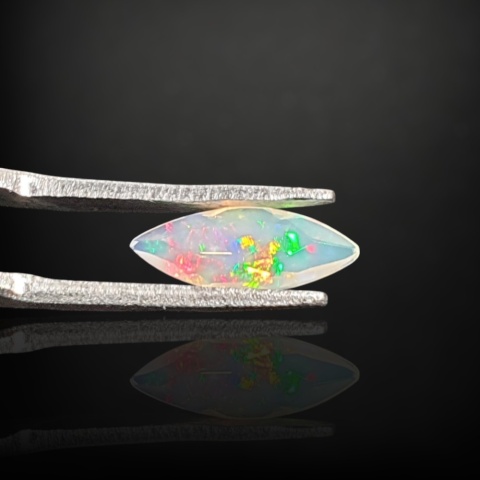 Ethiopian faceted opal 12x5 mm no A173