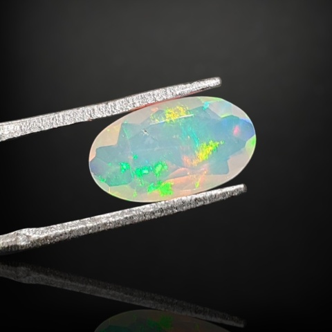 Ethiopian faceted opal 12x7 mm no A155