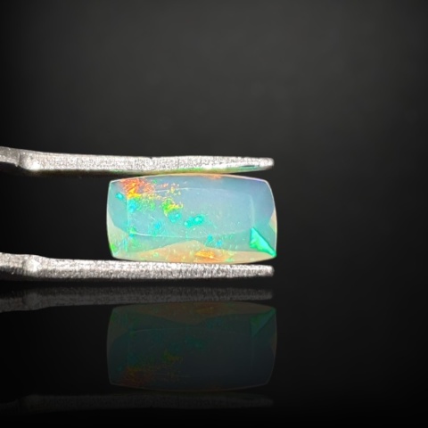 Ethiopian faceted opal 12x7 mm no A168