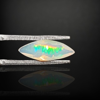 Ethiopian faceted opal 13x5 mm no A196