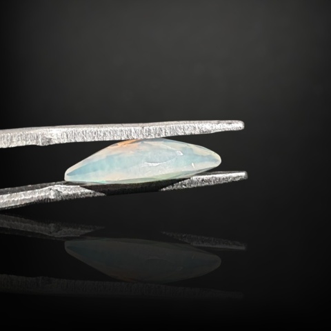 Ethiopian faceted opal 13x5 mm no A196