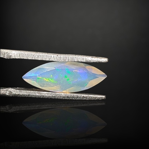 Ethiopian faceted opal 14x5 mm no A161