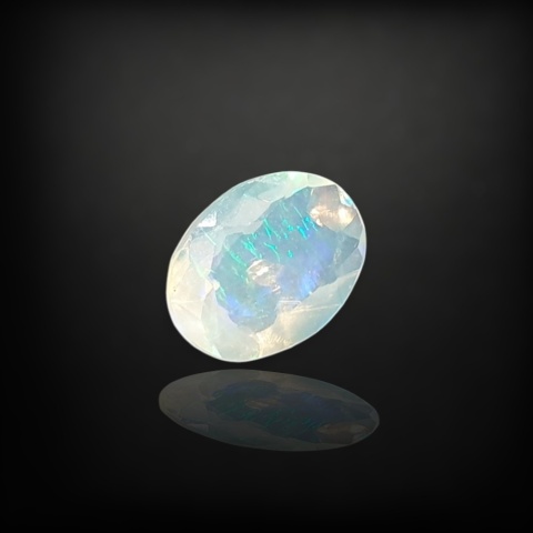 Ethiopian faceted opal 8x6 mm no A134