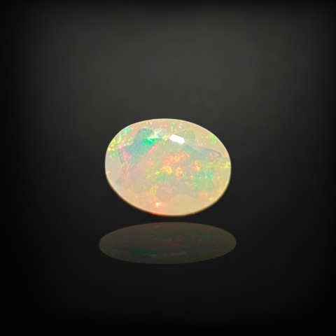 Ethiopian faceted opal 8x6 mm no A202