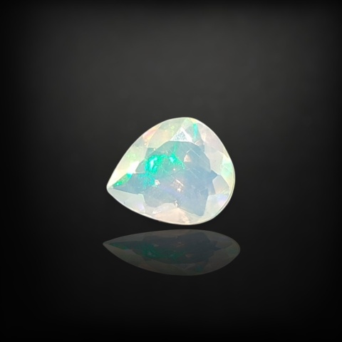 Ethiopian faceted opal 8x7 mm no A121