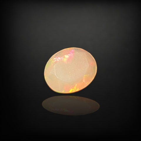 Ethiopian faceted opal 8x7 mm no A133