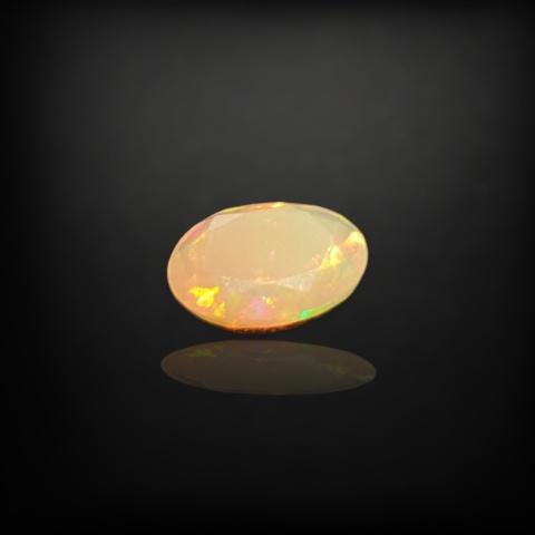 Ethiopian faceted opal 8x7 mm no A133