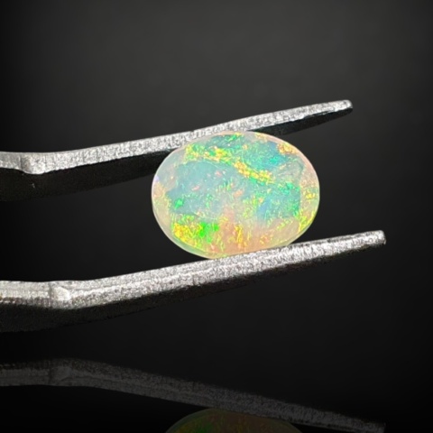 Ethiopian faceted opal 8x7 mm no A149