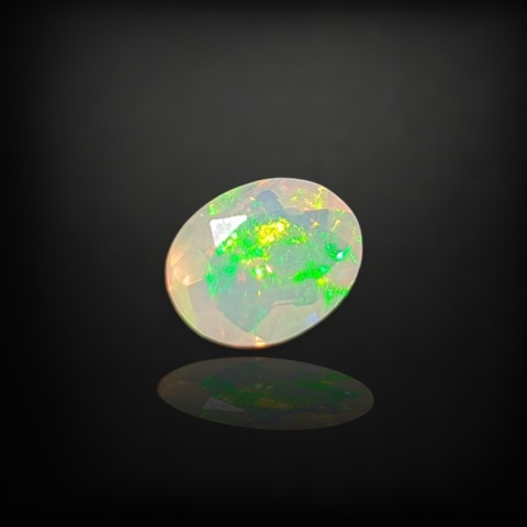 Ethiopian faceted opal 8x7 mm no A189
