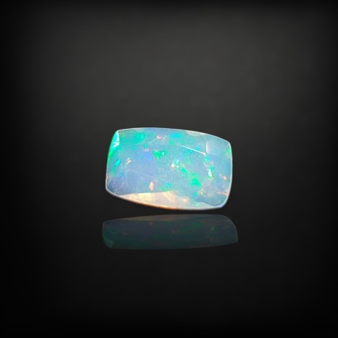 Ethiopian faceted opal 9x6 mm no A118