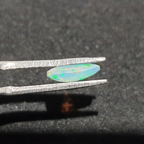 Ethiopian faceted opal 9x6 mm no A118