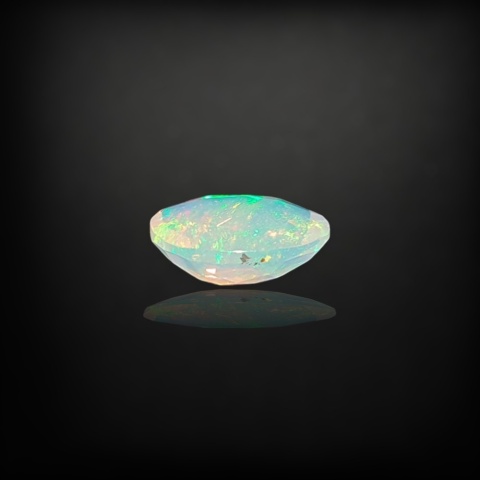 Ethiopian faceted opal 9x6 mm no A132