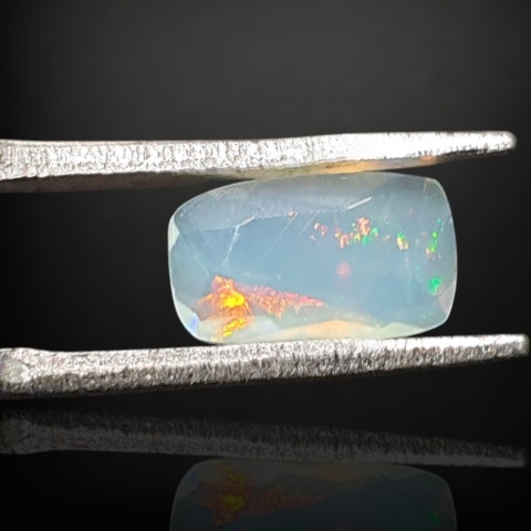 Ethiopian faceted opal 9x6 mm no A144