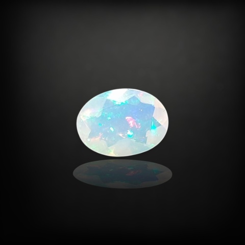 Ethiopian faceted opal 9x6 mm no A148