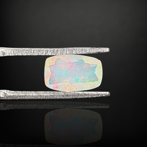 Ethiopian faceted opal 9x6 mm no A178