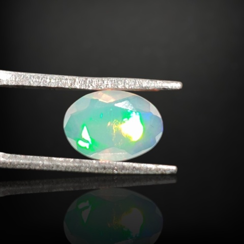 Ethiopian faceted opal 9x6 mm no A181