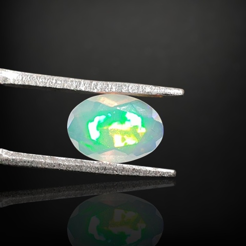 Ethiopian faceted opal 9x6 mm no A181