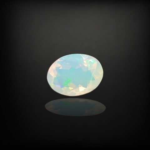 Ethiopian faceted opal 9x7 mm no A110