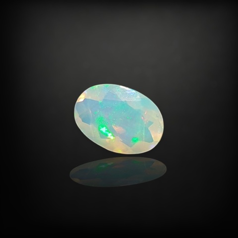 Ethiopian faceted opal 9x7 mm no A139