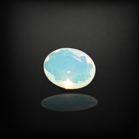 Ethiopian faceted opal 9x7 mm no A147