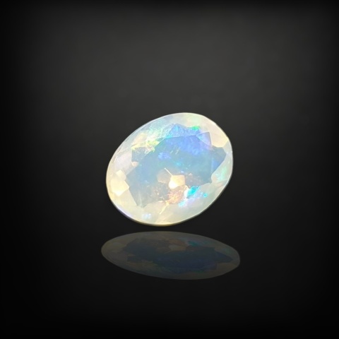 Ethiopian faceted opal 9x7 mm no A150