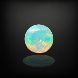 Ethiopian faceted opal fi 5 mm no A97