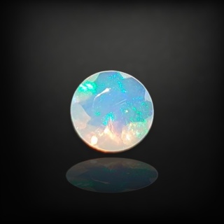 Opal z Etiopii fasetowany fi 6 mm nr A78