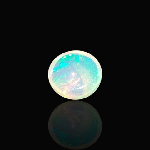 Ethiopian opal cabochon fi 9 mm no 966