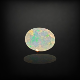 Ethiopian faceted opal 10x7 mm no A204