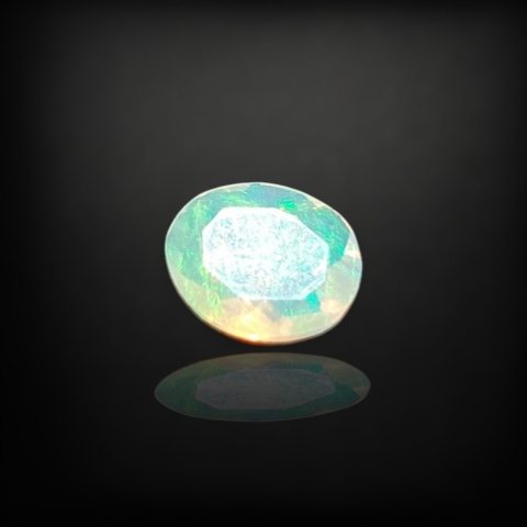 Ethiopian faceted opal 7x6 mm no A205