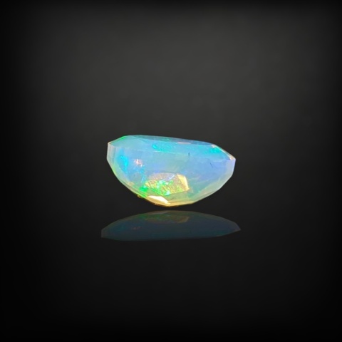 Ethiopian faceted opal 9x6 mm no A206