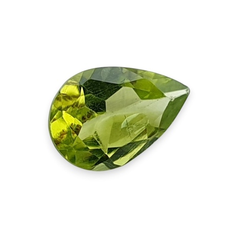 Perydot łezka fasetowana 9x6 mm nr 12
