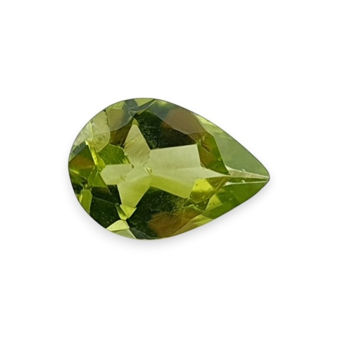 Perydot łezka fasetowana 9x6 mm nr 5