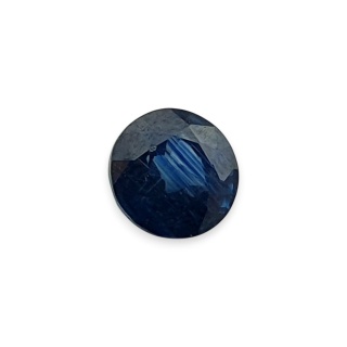 Sapphire round faceted fi 4 mm no 2