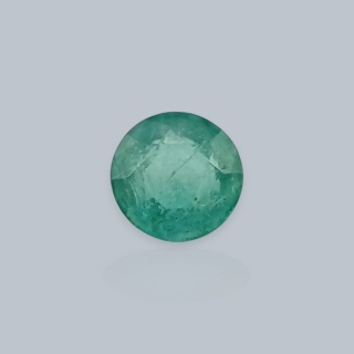 Emerald round faceted fi 4 mm no 2