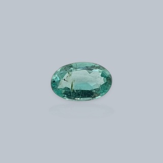 Emerald oval faceted 5x3 mm no 14