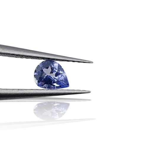 Tanzanite teardrop faceted 5x4 mm no 38