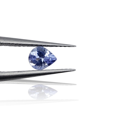 Tanzanite teardrop faceted 5x4 mm no 40